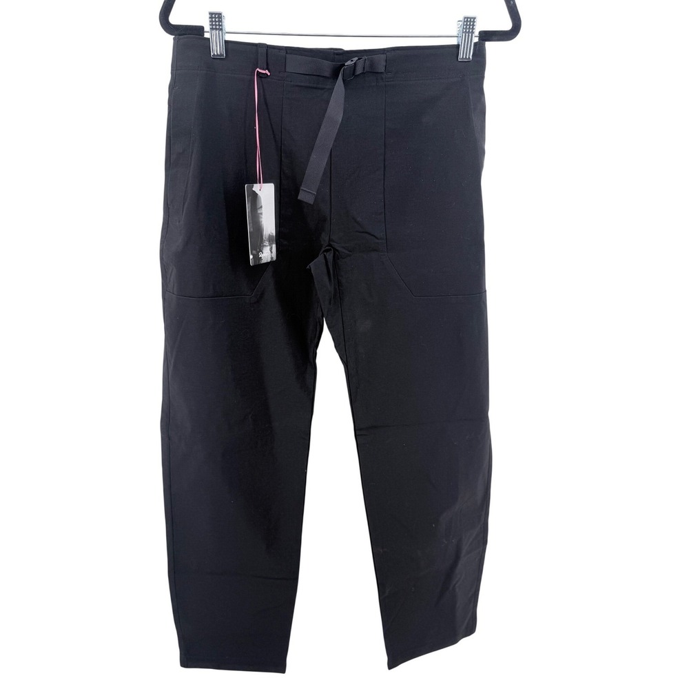 NEW Rapha Mens‎ Easy Technical Pants Black Adjustable Belt Size Small